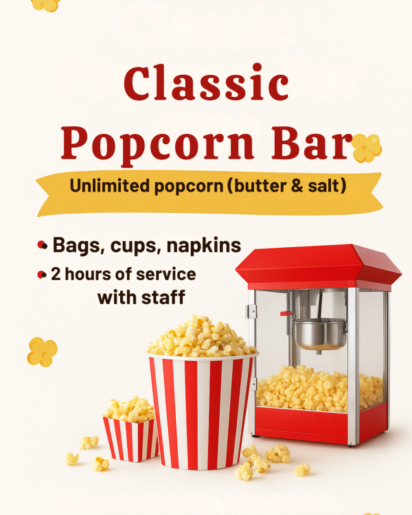 Classic Popcorn Bar Classic Popcorn Bar