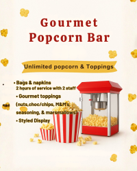 GOURMET POPCORN BAR GOURMET POPCORN BAR